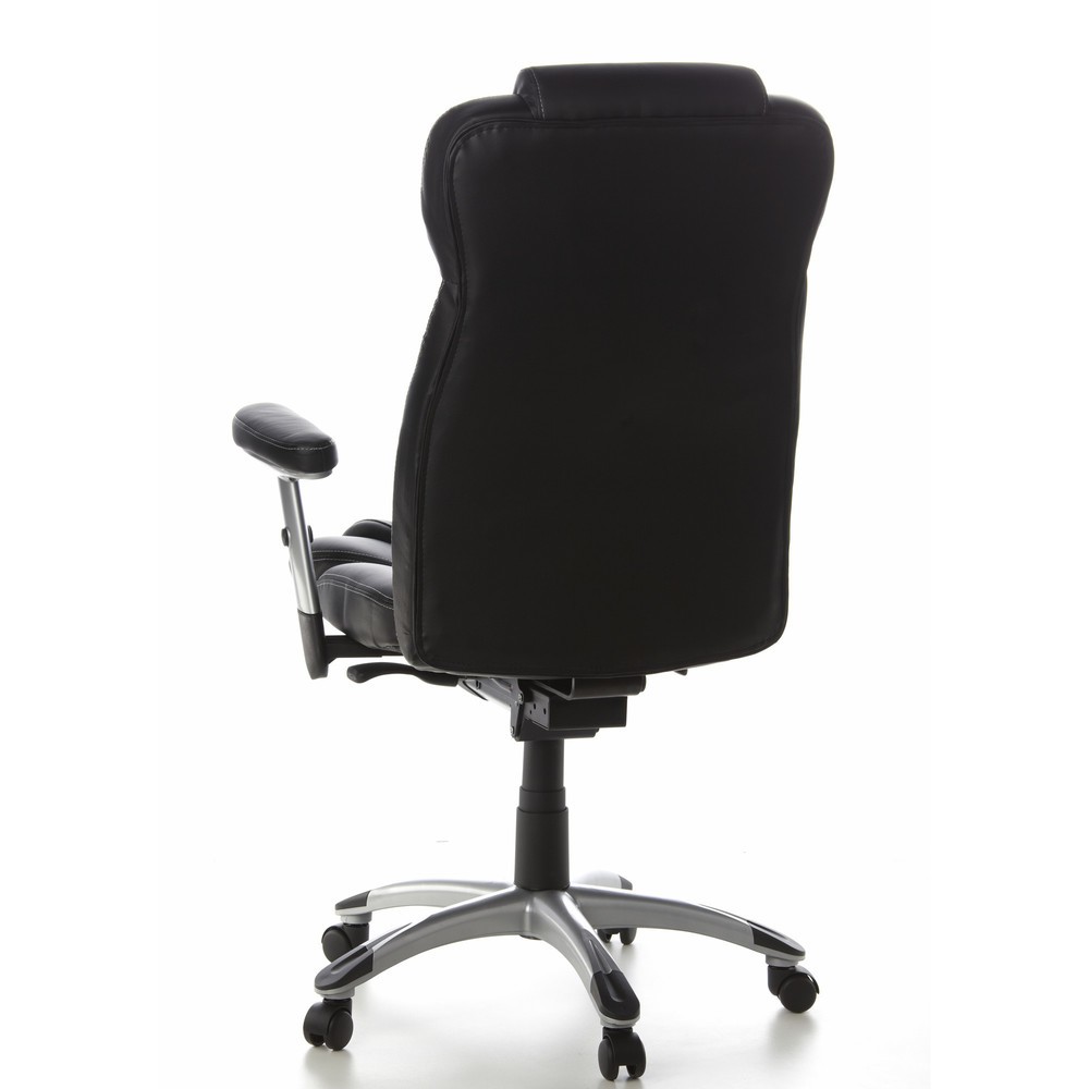 N° de l'image du produit 8 : Siège de bureau / fauteuil de direction hjh OFFICE EMBASSY 200 cuir, noir