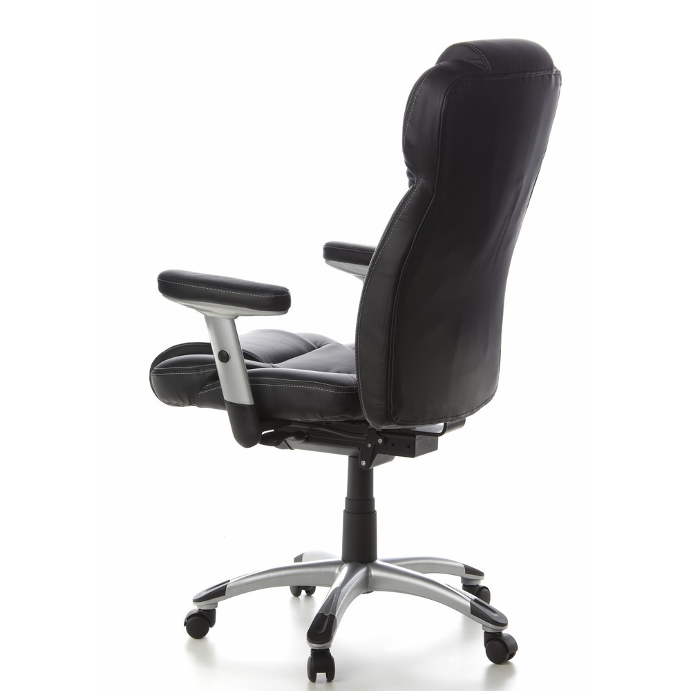 N° de l'image du produit 9 : Siège de bureau / fauteuil de direction hjh OFFICE EMBASSY 200 cuir, noir