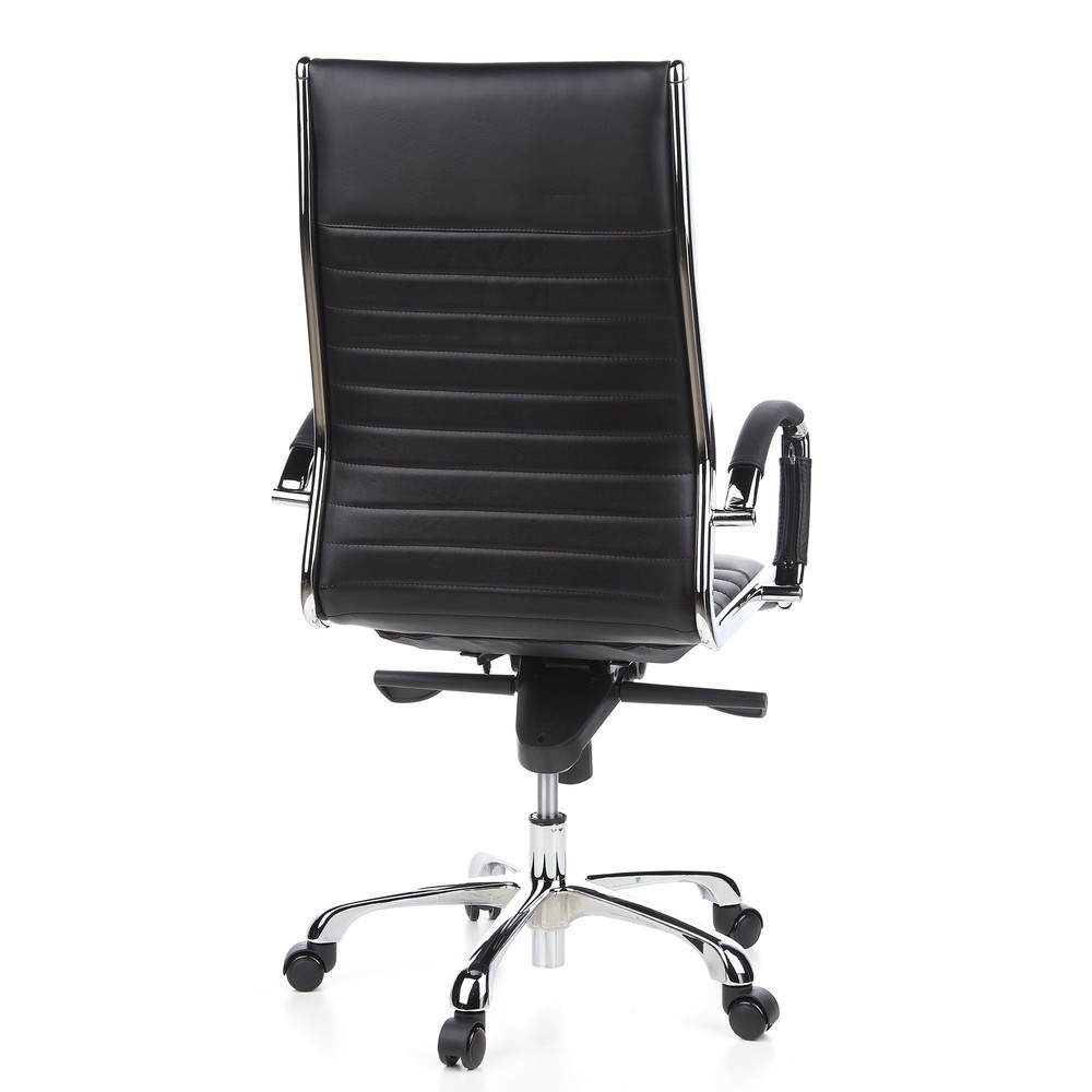 N° de l'image du produit 6 : Siège de bureau / fauteuil de direction hjh PARMA 20 cuir, noir