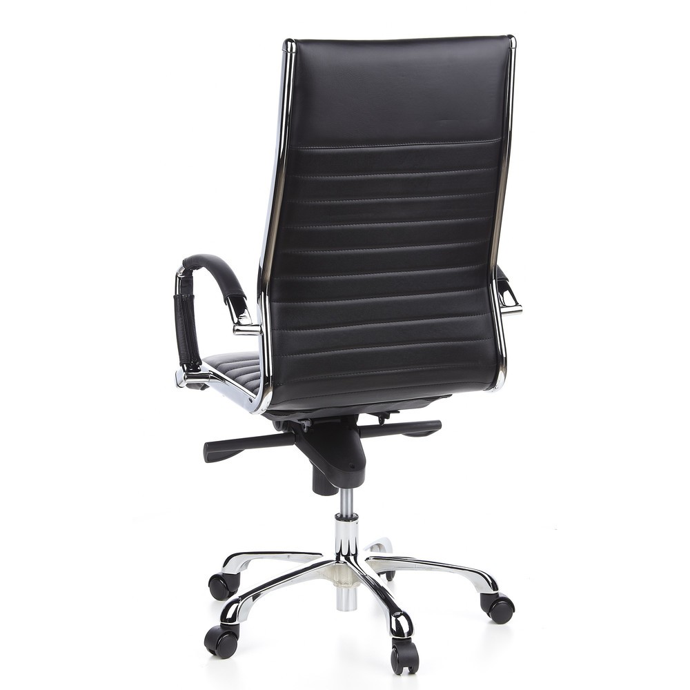 N° de l'image du produit 7 : Siège de bureau / fauteuil de direction hjh PARMA 20 cuir, noir