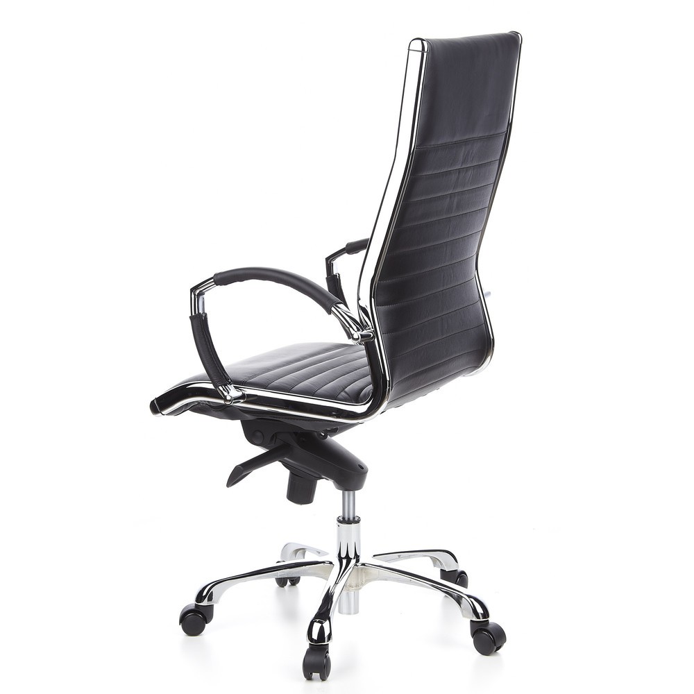 N° de l'image du produit 8 : Siège de bureau / fauteuil de direction hjh PARMA 20 cuir, noir