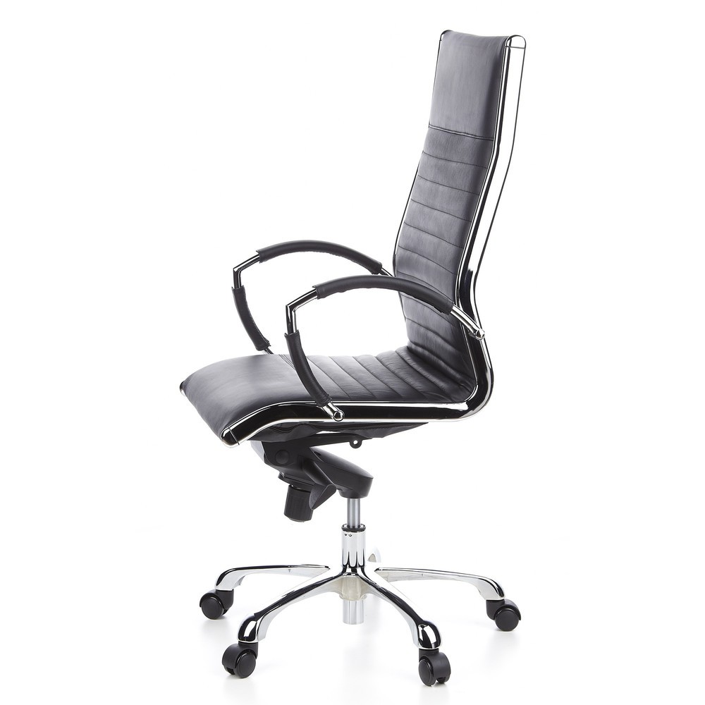 N° de l'image du produit 9 : Siège de bureau / fauteuil de direction hjh PARMA 20 cuir, noir
