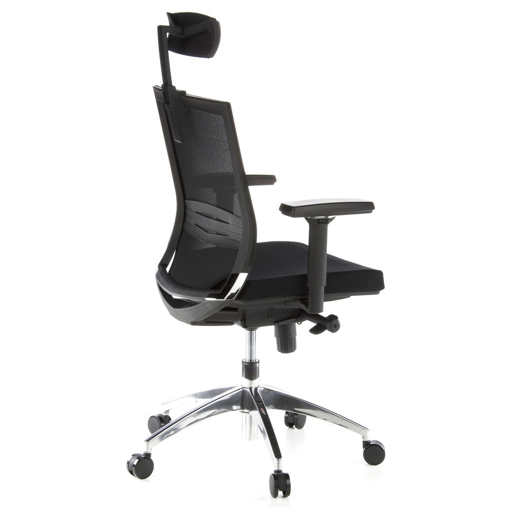 N° de l'image du produit 5 : Siège de bureau / fauteuil de direction hjh OFFICE PORTO MAX tissu, noir