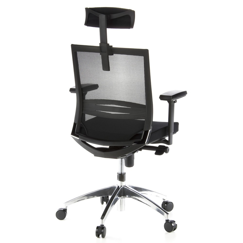 N° de l'image du produit 6 : Siège de bureau / fauteuil de direction hjh OFFICE PORTO MAX tissu, noir