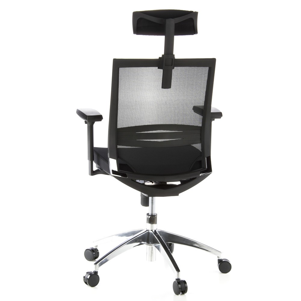 N° de l'image du produit 7 : Siège de bureau / fauteuil de direction hjh OFFICE PORTO MAX tissu, noir