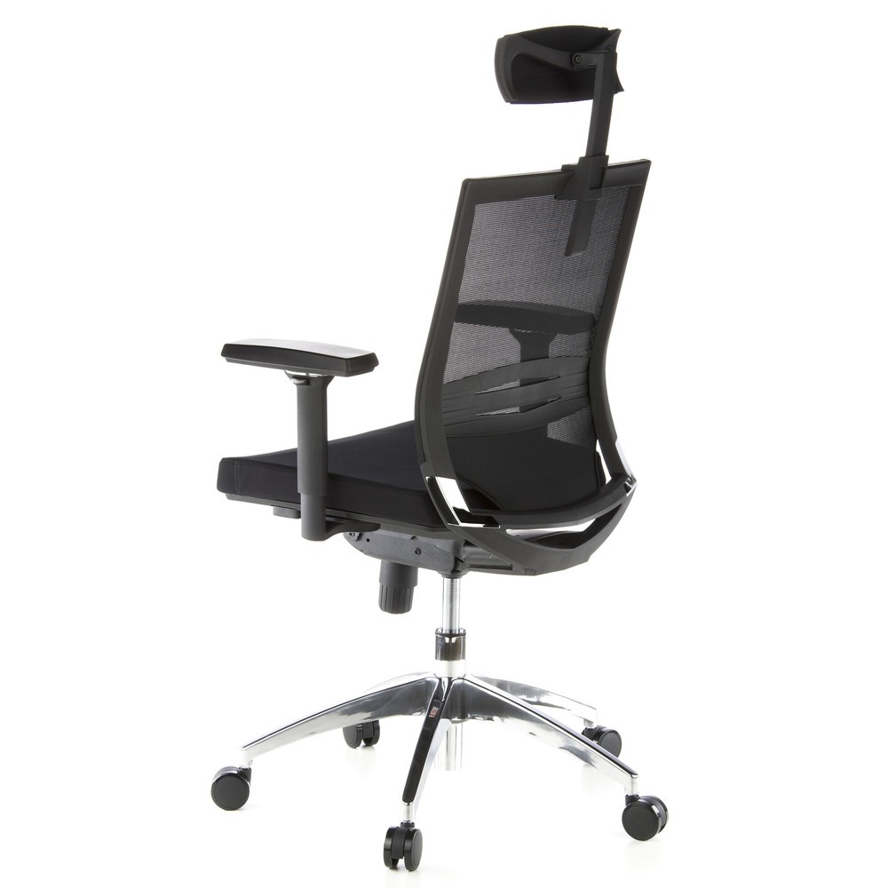 N° de l'image du produit 8 : Siège de bureau / fauteuil de direction hjh OFFICE PORTO MAX tissu, noir