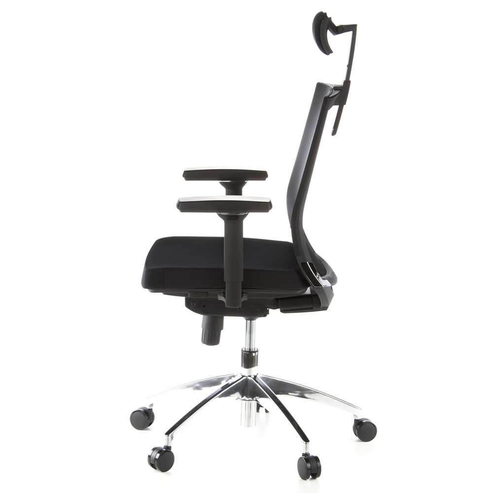 N° de l'image du produit 9 : Siège de bureau / fauteuil de direction hjh OFFICE PORTO MAX tissu, noir
