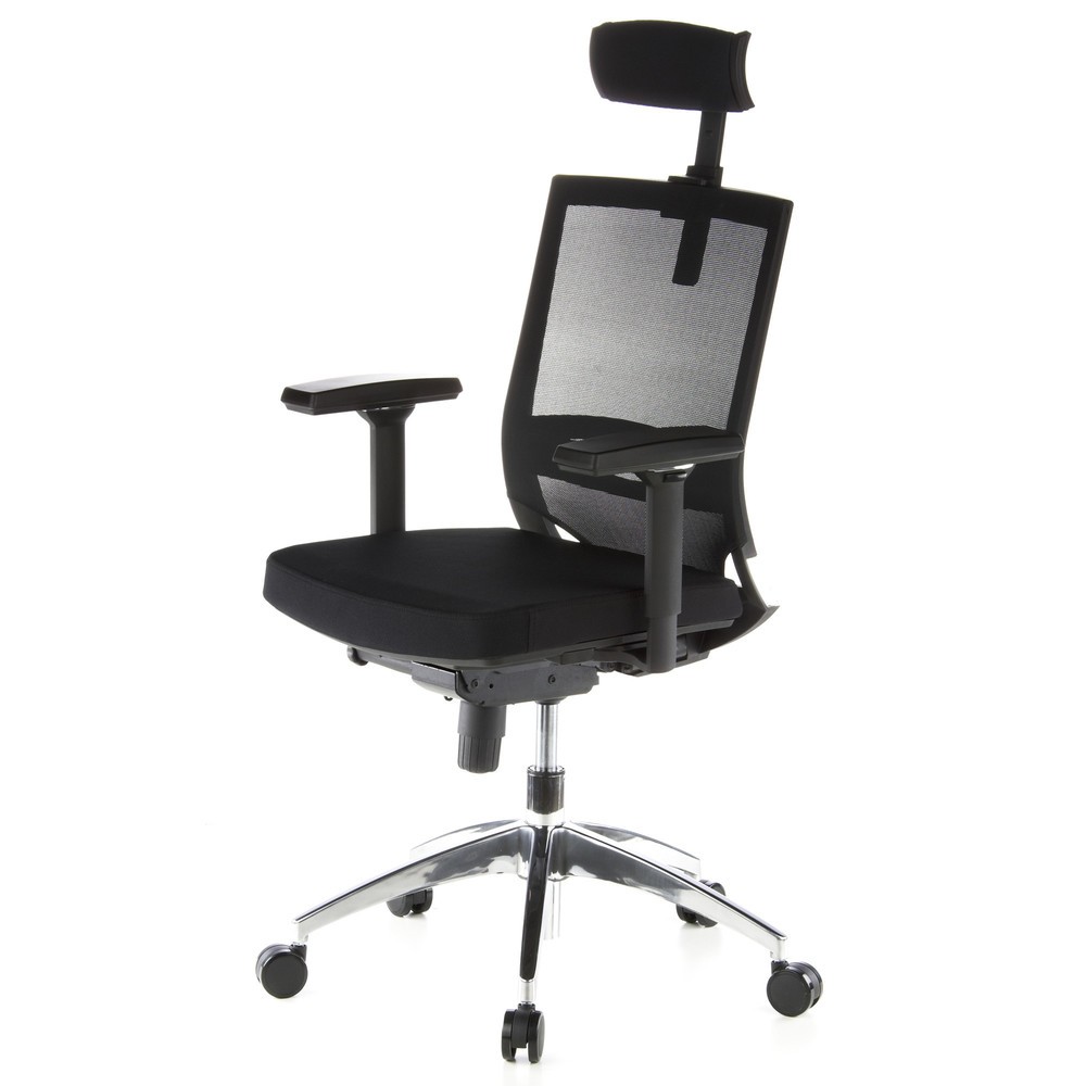 N° de l'image du produit 10 : Siège de bureau / fauteuil de direction hjh OFFICE PORTO MAX tissu, noir