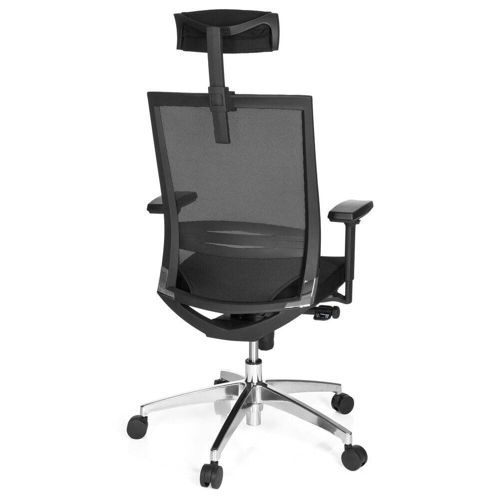 N° de l'image du produit 7 : Siège de bureau / fauteuil de direction hjh OFFICE PORTO MAX HIGH tissu, noir