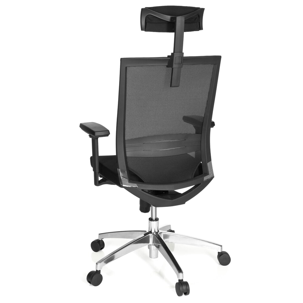 N° de l'image du produit 8 : Siège de bureau / fauteuil de direction hjh OFFICE PORTO MAX HIGH tissu, noir