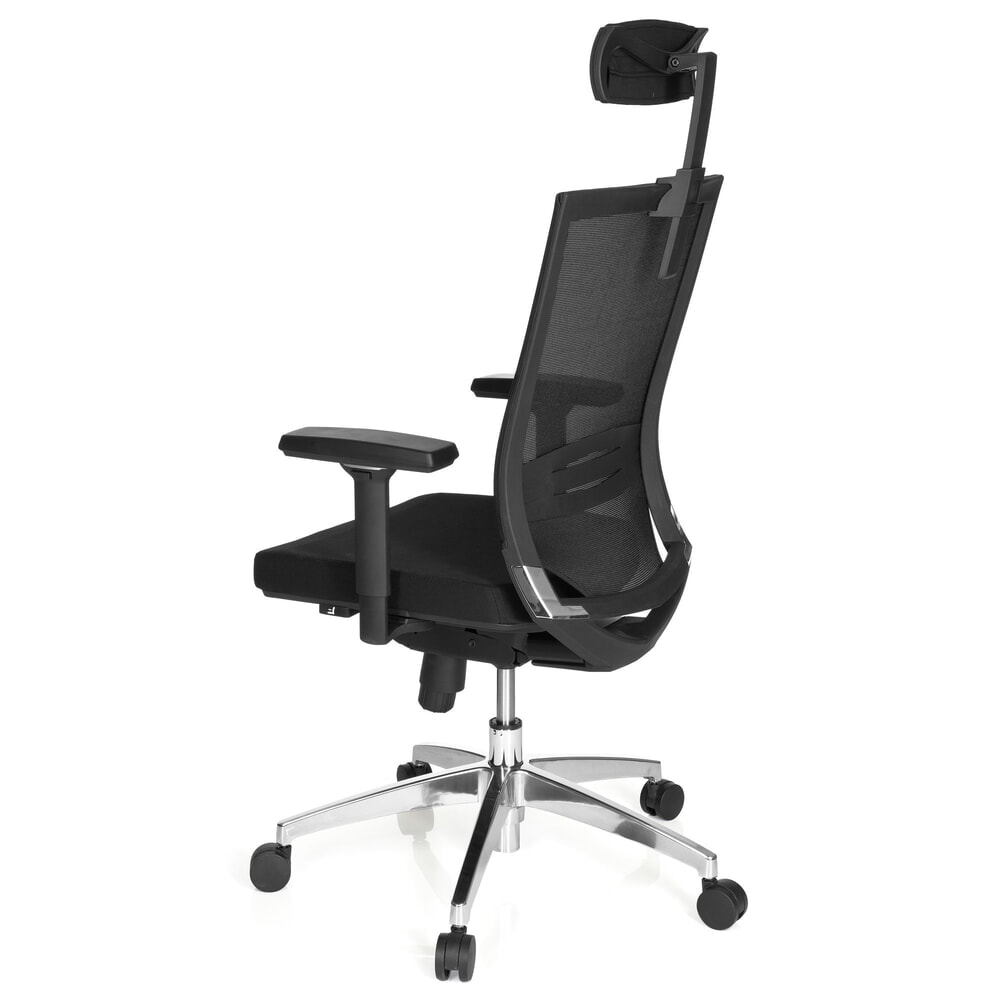 N° de l'image du produit 9 : Siège de bureau / fauteuil de direction hjh OFFICE PORTO MAX HIGH tissu, noir