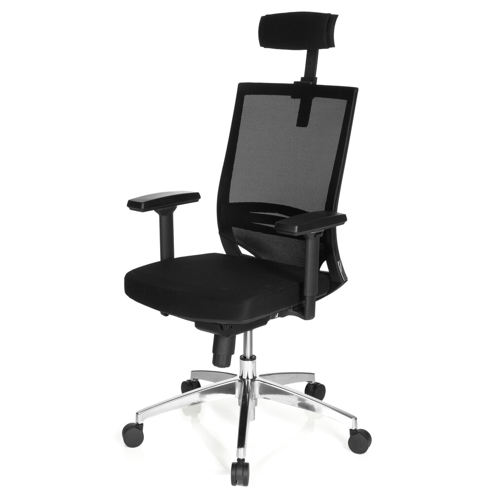 N° de l'image du produit 11 : Siège de bureau / fauteuil de direction hjh OFFICE PORTO MAX HIGH tissu, noir