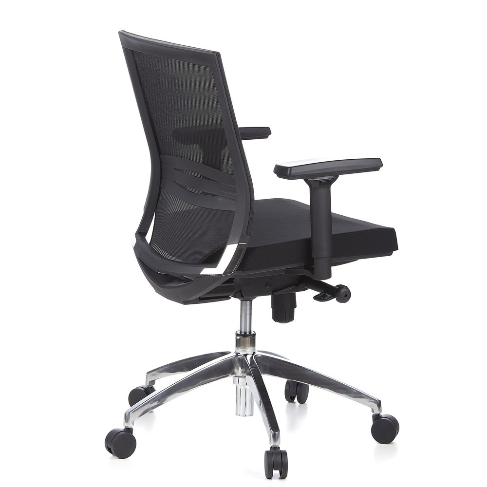 N° de l'image du produit 6 : Siège de bureau / fauteuil de direction hjh OFFICE PORTO PRO tissu, noir