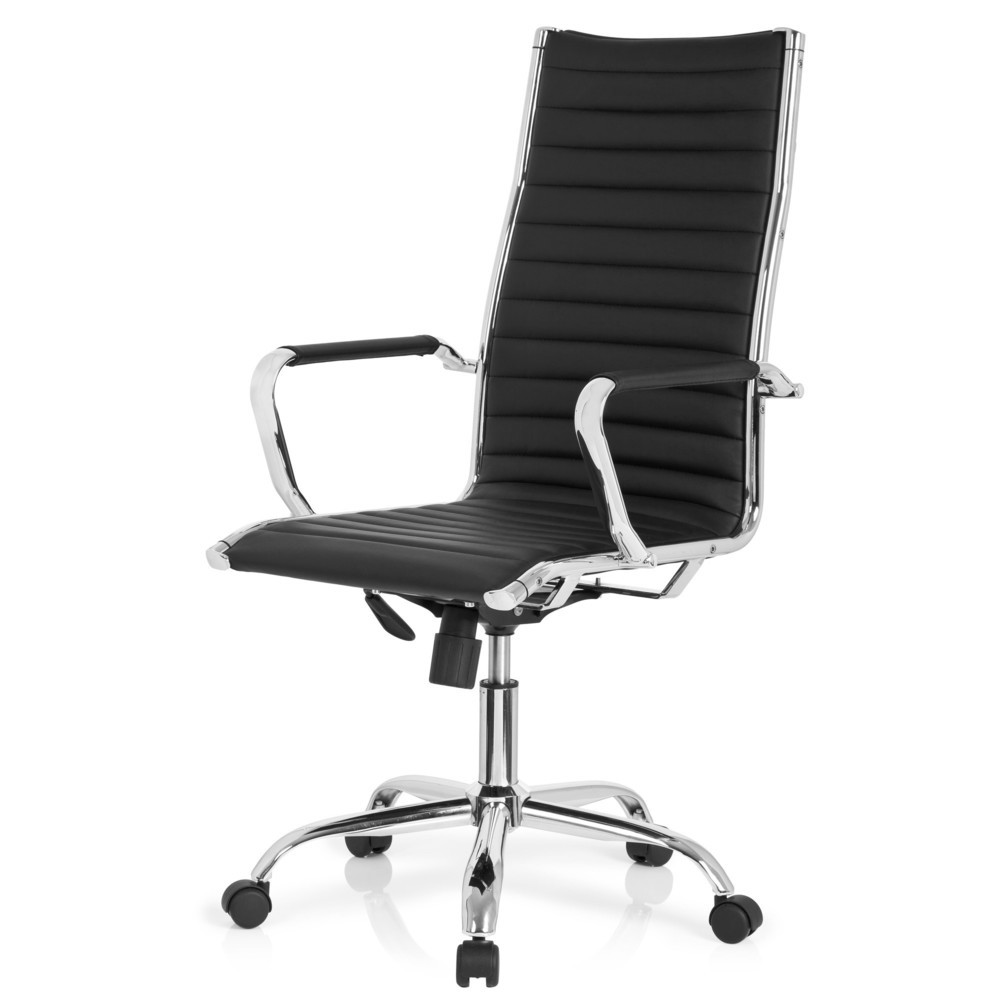 N° de l'image du produit 9 : Siège de bureau / fauteuil de direction hjh OFFICE VEMONA 20 similicuir, noir
