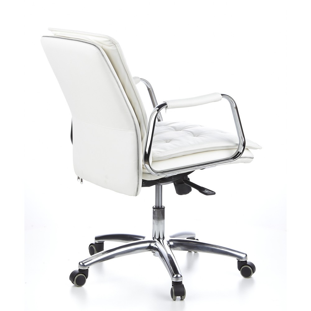 N° de l'image du produit 6 : Siège de bureau / fauteuil de direction hjh OFFICE VILLA 10 cuir, blanc crème