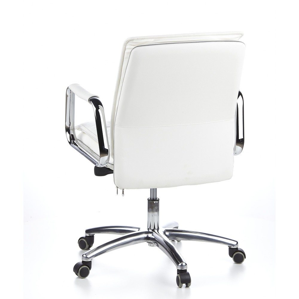 N° de l'image du produit 8 : Siège de bureau / fauteuil de direction hjh OFFICE VILLA 10 cuir, blanc crème