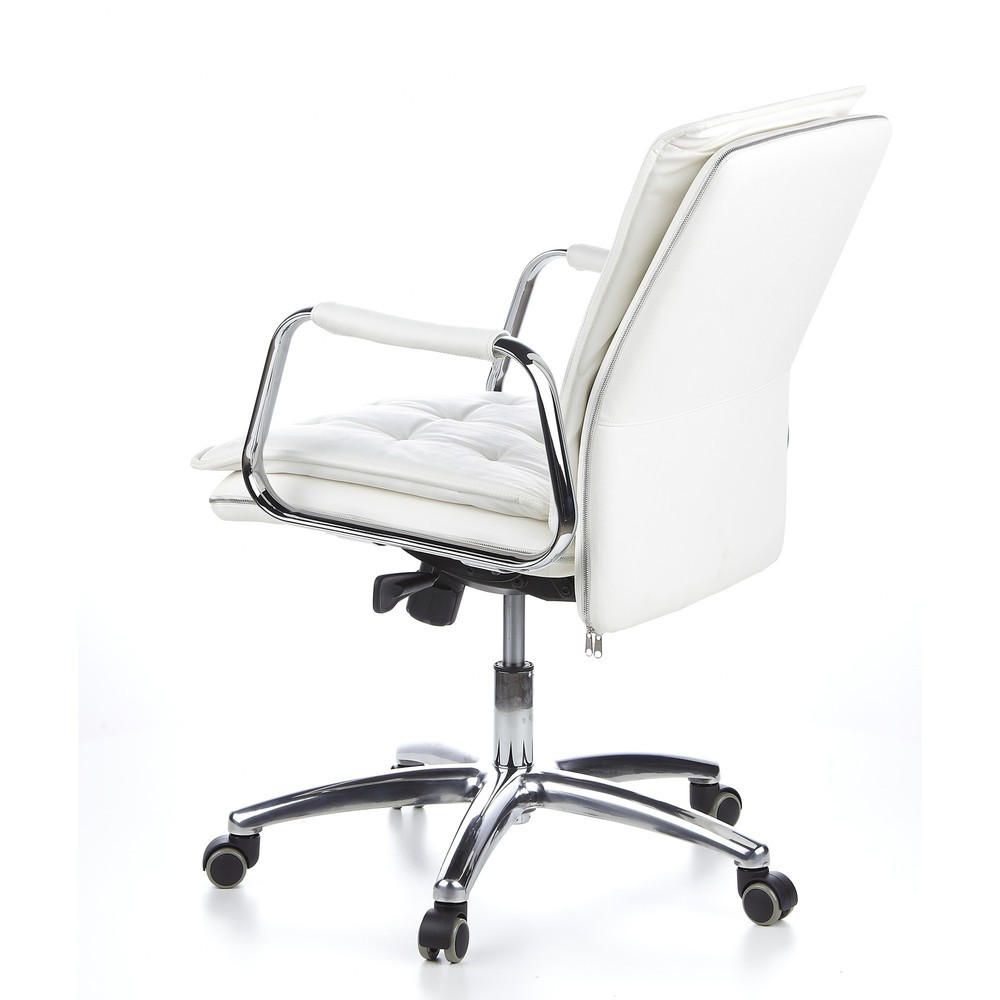 N° de l'image du produit 9 : Siège de bureau / fauteuil de direction hjh OFFICE VILLA 10 cuir, blanc crème