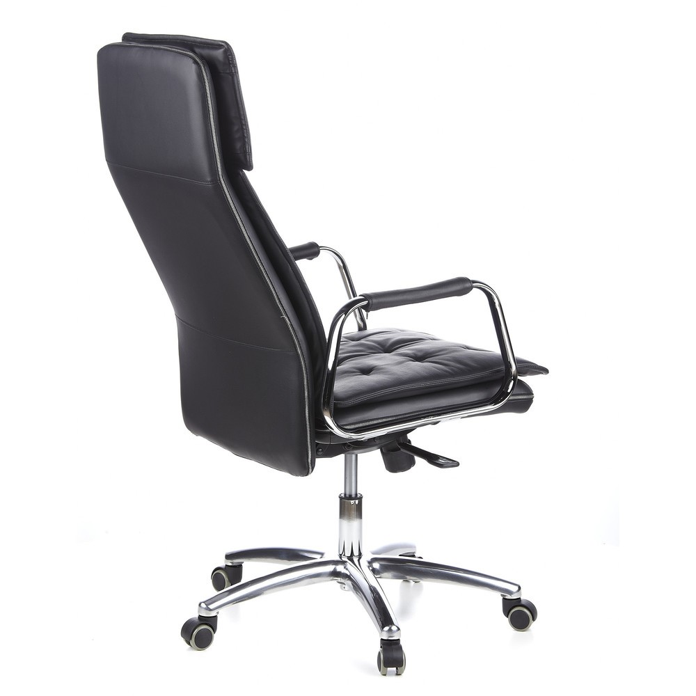 N° de l'image du produit 6 : Siège de bureau / fauteuil de direction hjh OFFICE VILLA 20 cuir, noir