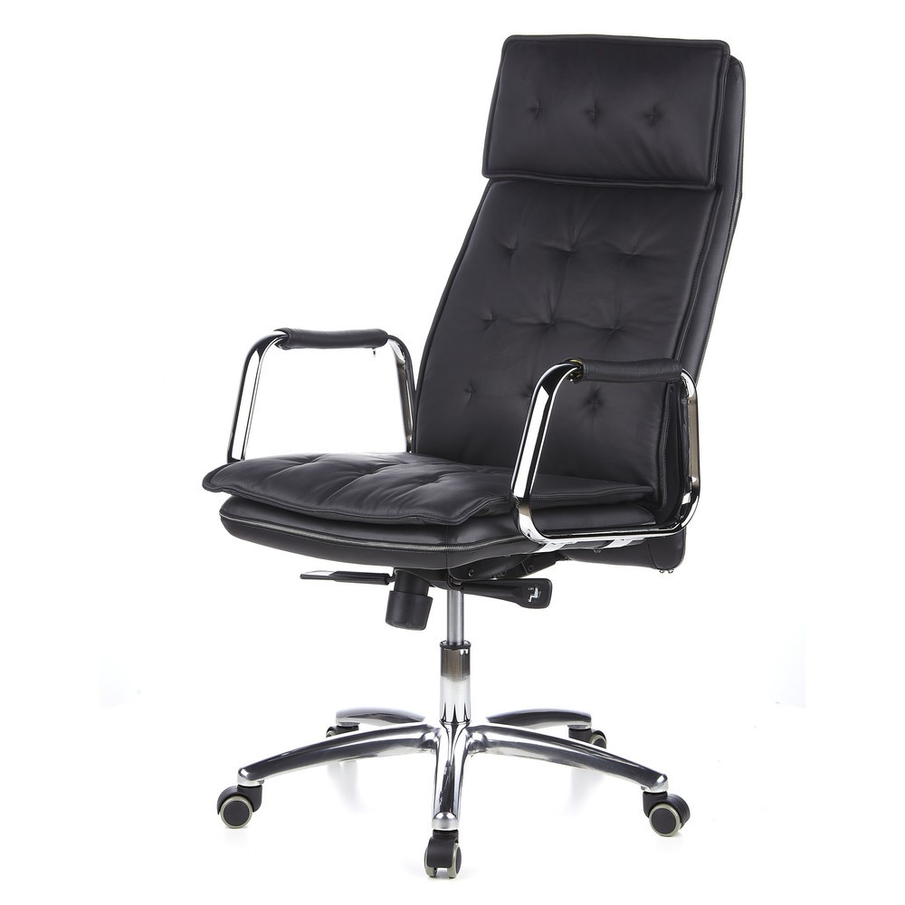 N° de l'image du produit 11 : Siège de bureau / fauteuil de direction hjh OFFICE VILLA 20 cuir, noir