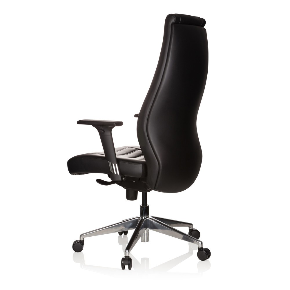 N° de l'image du produit 8 : Siège de bureau / fauteuil de direction hjh OFFICE VITORO similicuir, noir
