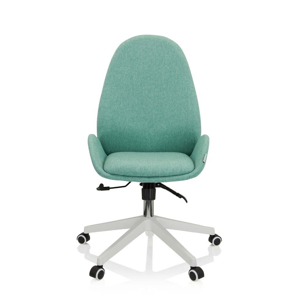N° de l'image du produit 1 : Chaise de bureau / chaise pivotante hjh OFFICE AVEA I tissu, vert d'eau