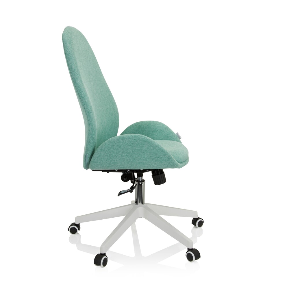 N° de l'image du produit 7 : Chaise de bureau / chaise pivotante hjh OFFICE AVEA I tissu, vert d'eau