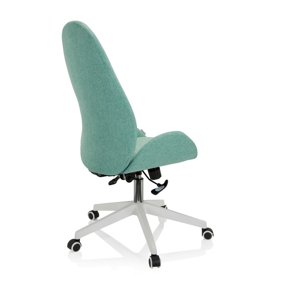 N° de l'image du produit 8 : Chaise de bureau / chaise pivotante hjh OFFICE AVEA I tissu, vert d'eau