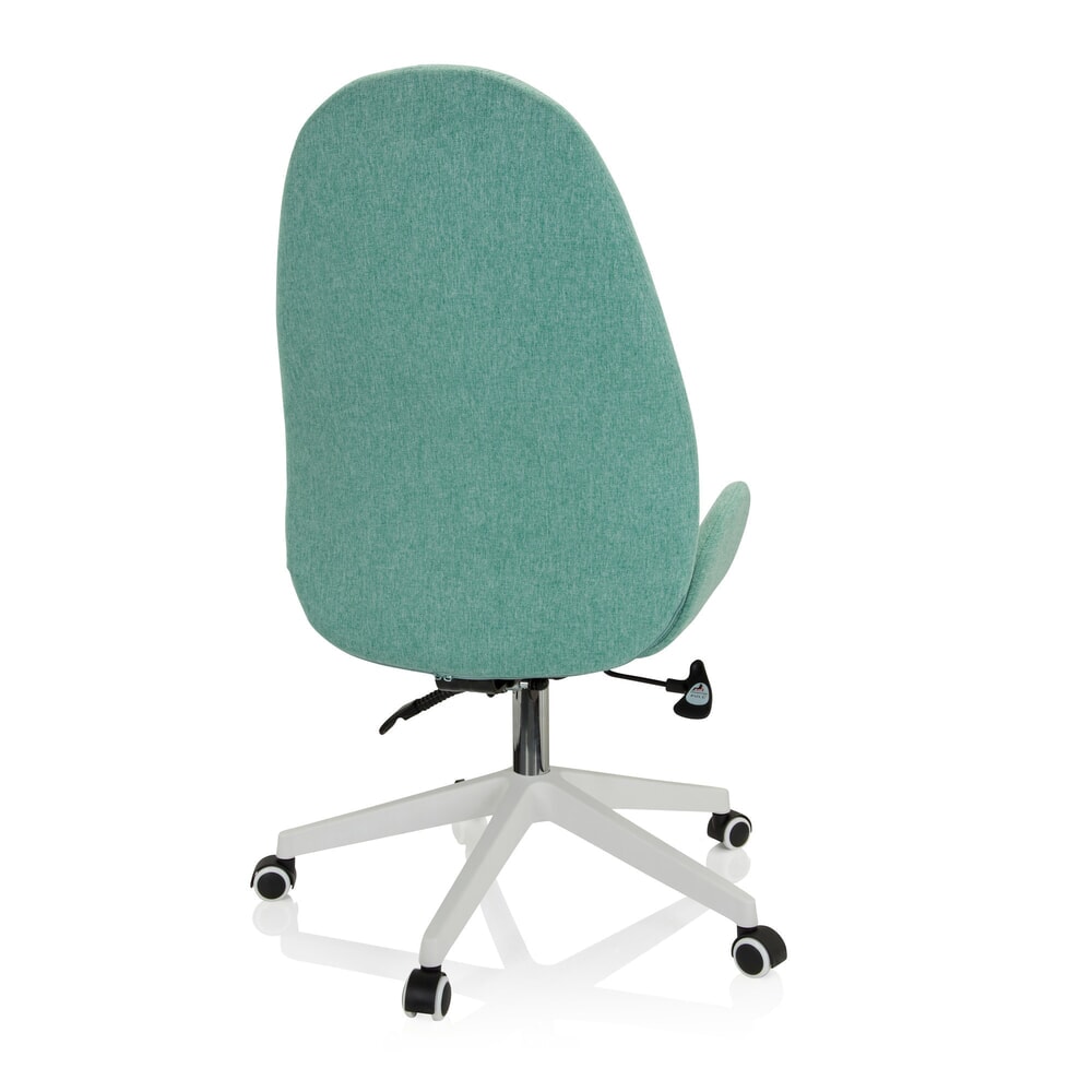 N° de l'image du produit 9 : Chaise de bureau / chaise pivotante hjh OFFICE AVEA I tissu, vert d'eau
