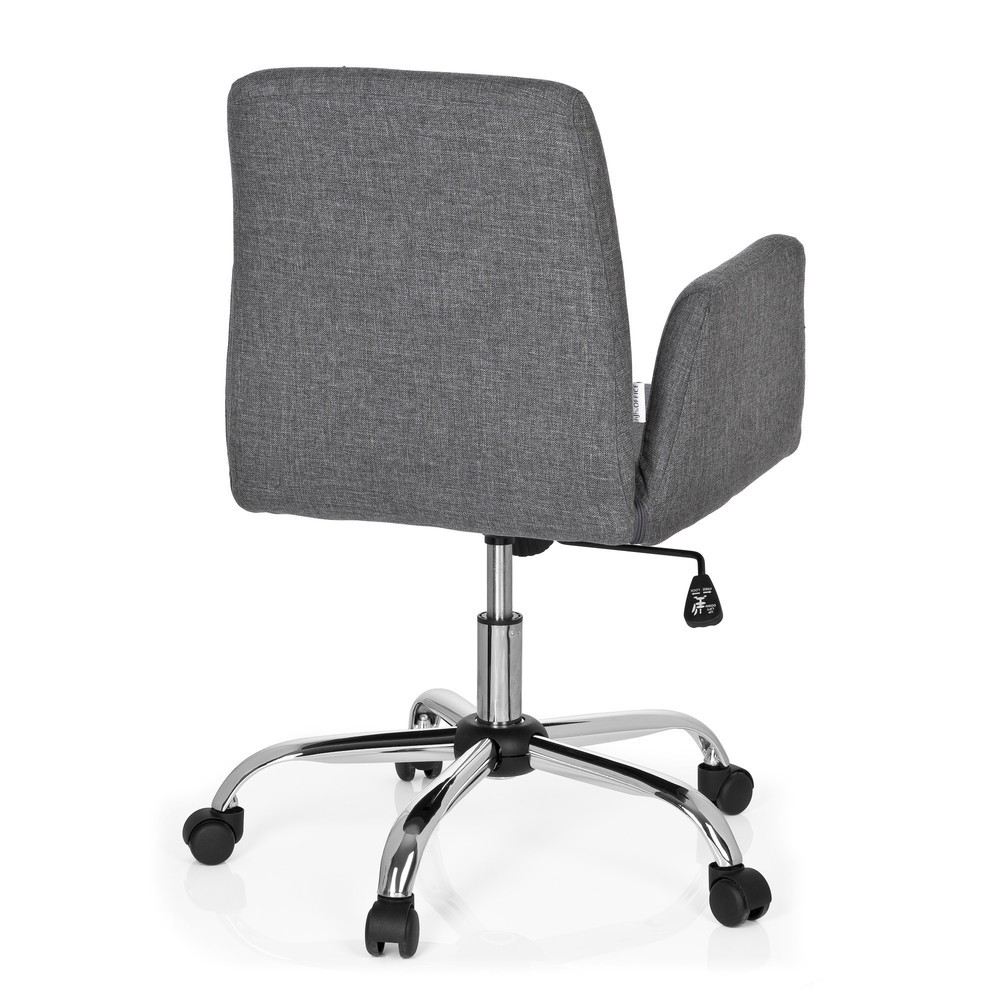 N° de l'image du produit 5 : Siège de bureau hjh OFFICE FLOW tissu, gris