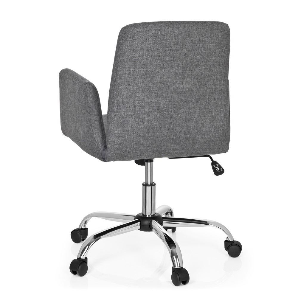 N° de l'image du produit 6 : Siège de bureau hjh OFFICE FLOW tissu, gris
