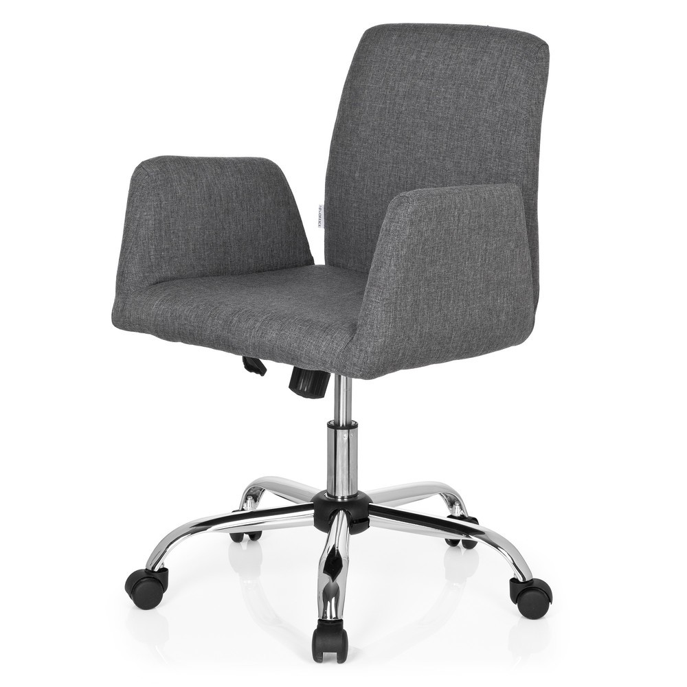 N° de l'image du produit 9 : Siège de bureau hjh OFFICE FLOW tissu, gris