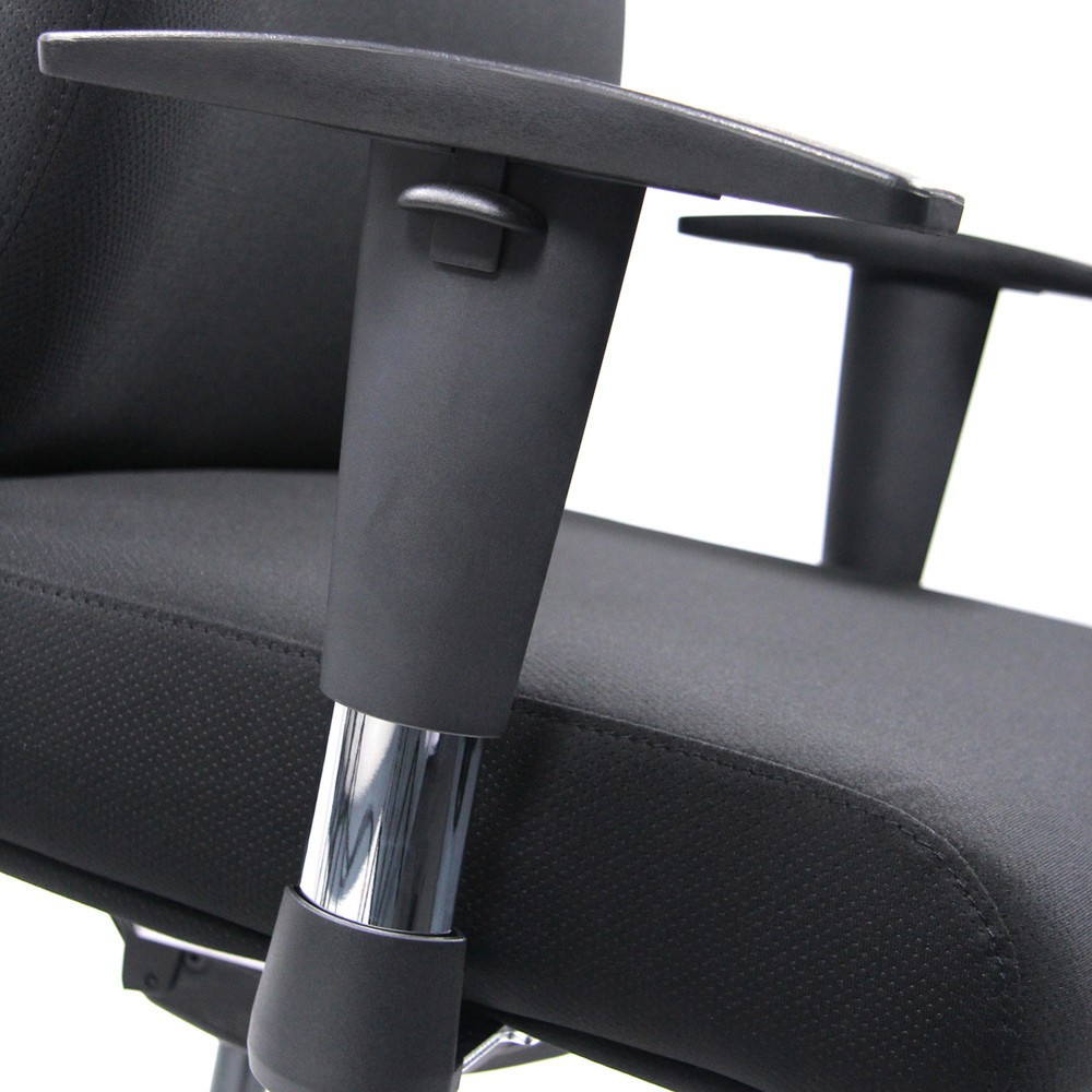 N° de l'image du produit 2 : Chaise de bureau / fauteuil de direction hjh OFFICE FORCOM tissu, noir