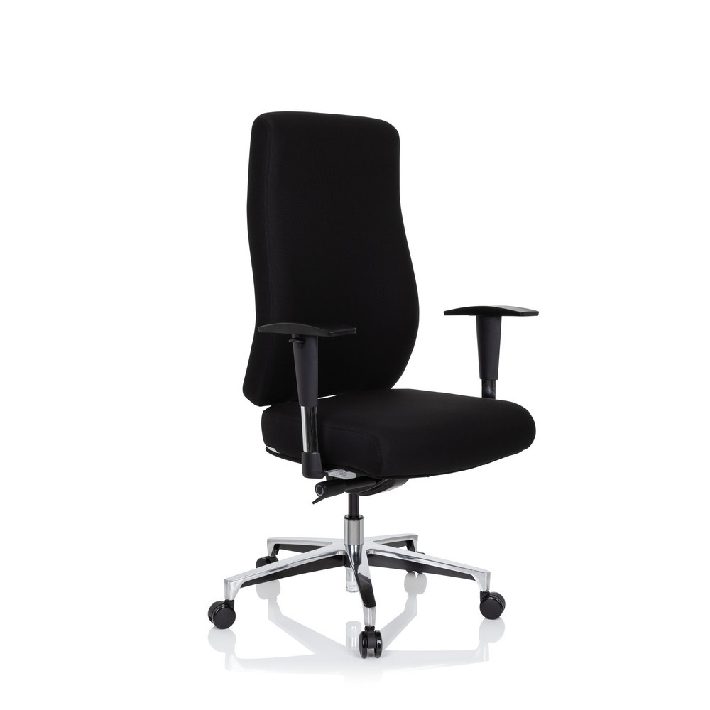 N° de l'image du produit 4 : Chaise de bureau / fauteuil de direction hjh OFFICE FORCOM tissu, noir