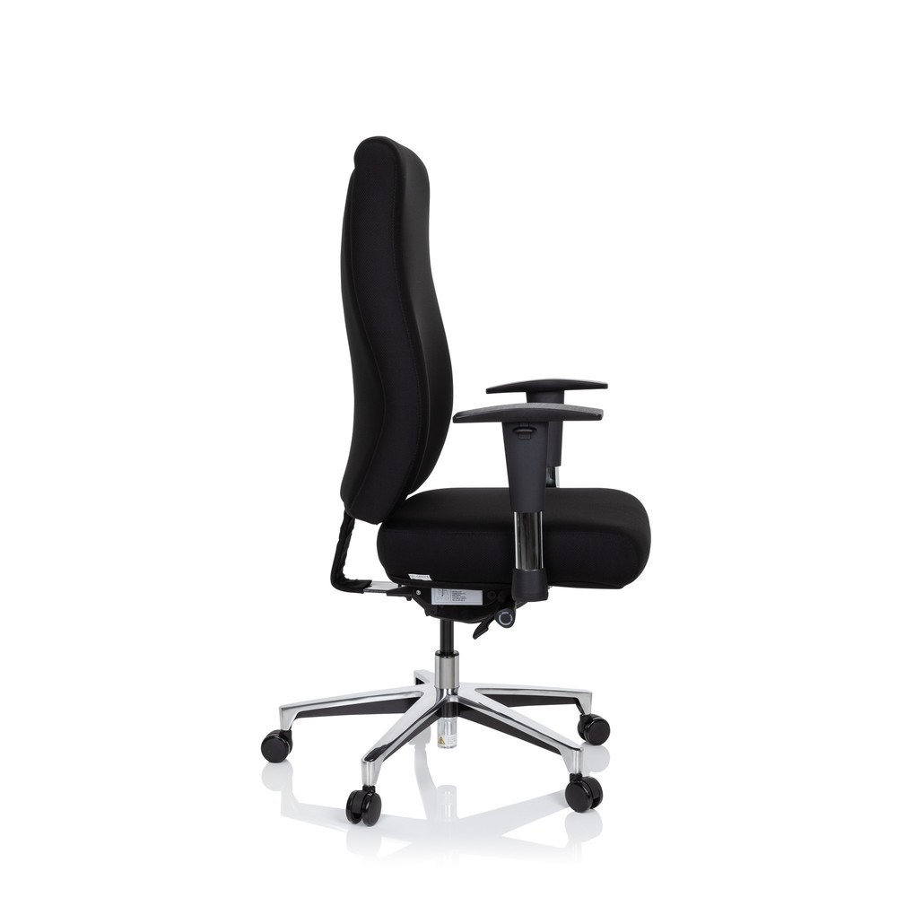 N° de l'image du produit 6 : Chaise de bureau / fauteuil de direction hjh OFFICE FORCOM tissu, noir