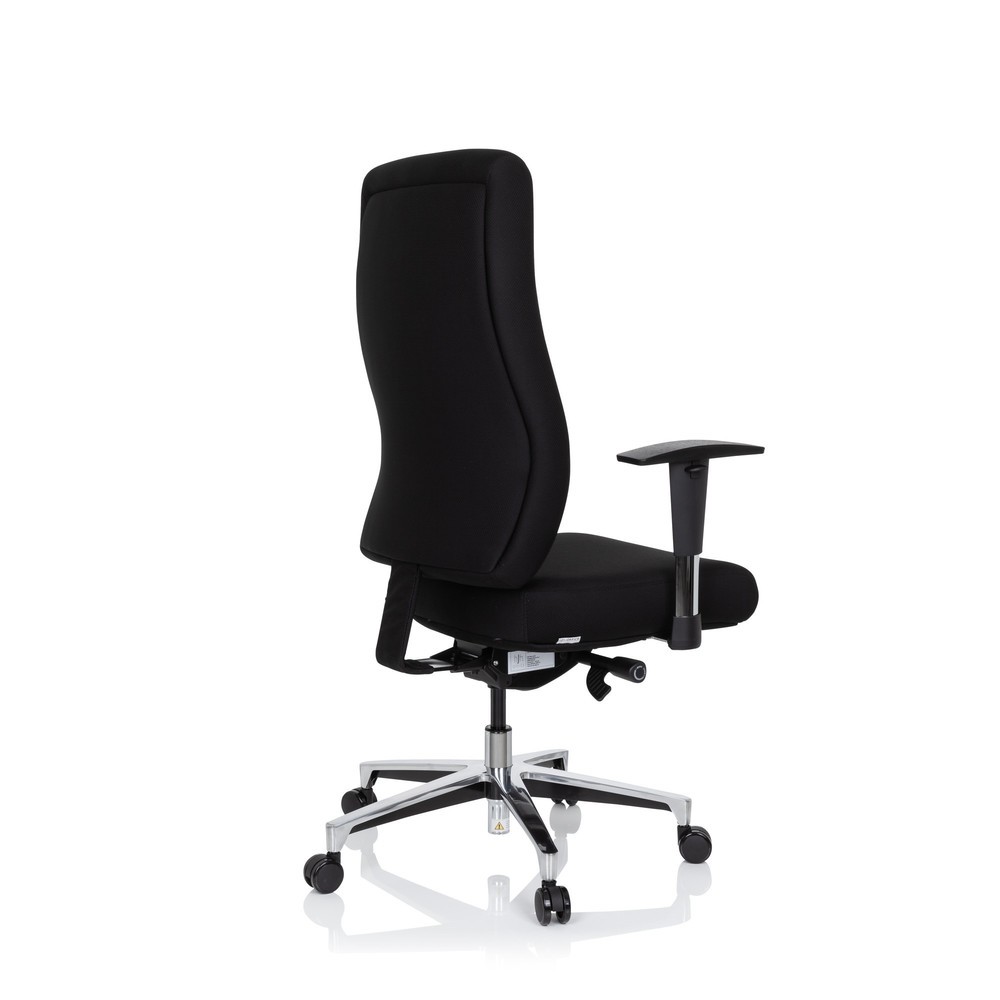N° de l'image du produit 7 : Chaise de bureau / fauteuil de direction hjh OFFICE FORCOM tissu, noir