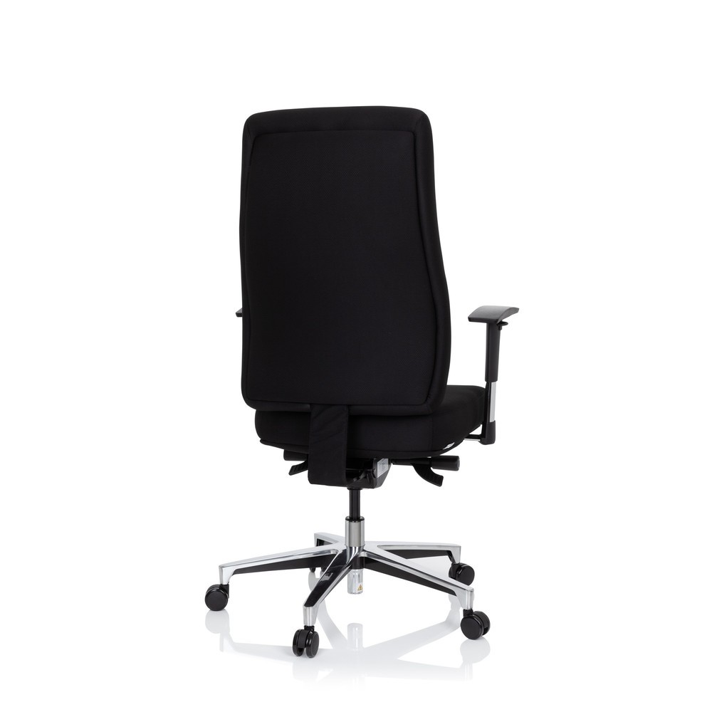 N° de l'image du produit 8 : Chaise de bureau / fauteuil de direction hjh OFFICE FORCOM tissu, noir