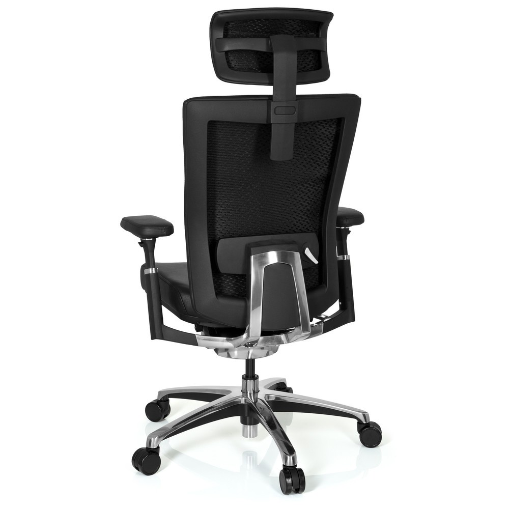 N° de l'image du produit 6 : Siège de bureau hjh OFFICE NOVA cuir, noir