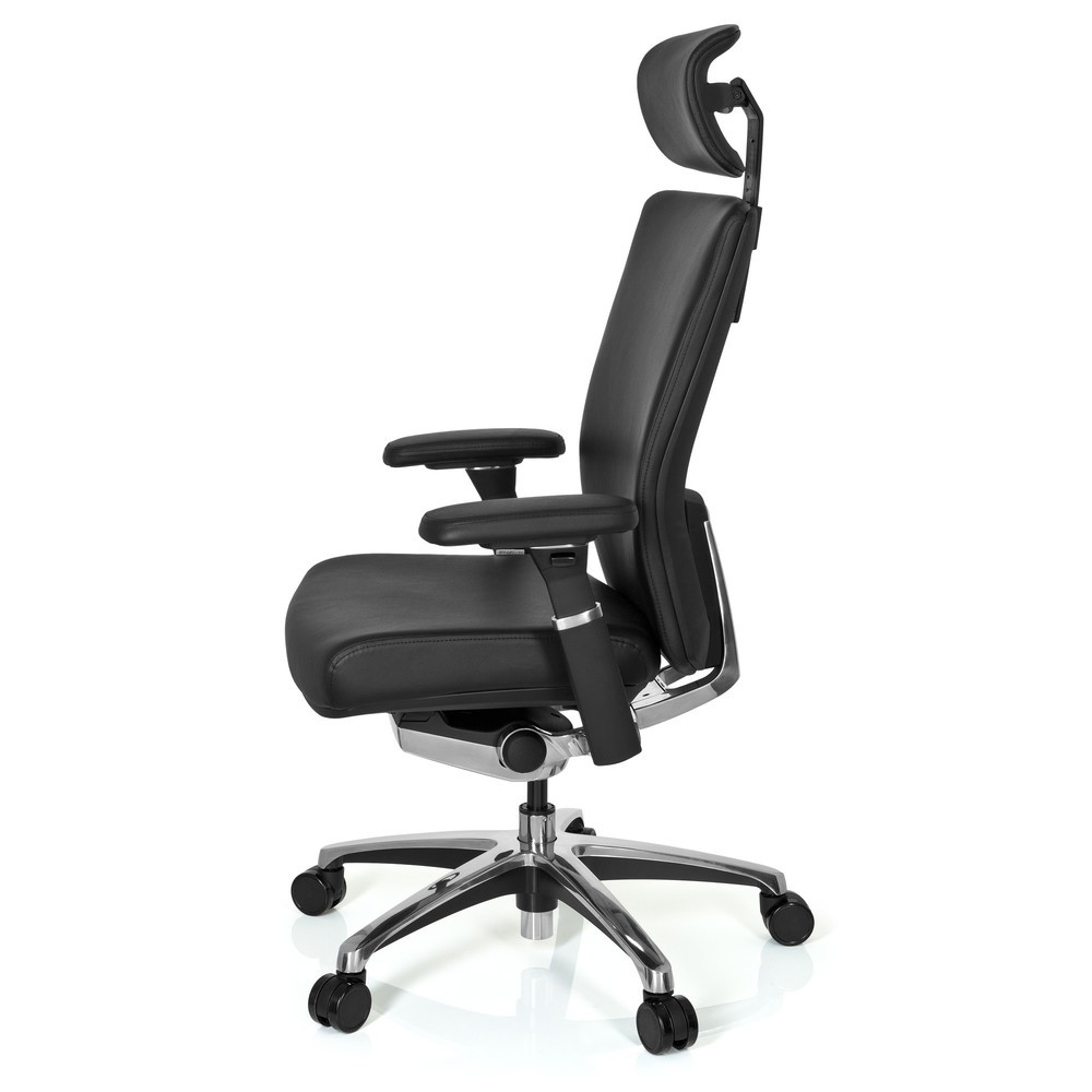 N° de l'image du produit 8 : Siège de bureau hjh OFFICE NOVA cuir, noir