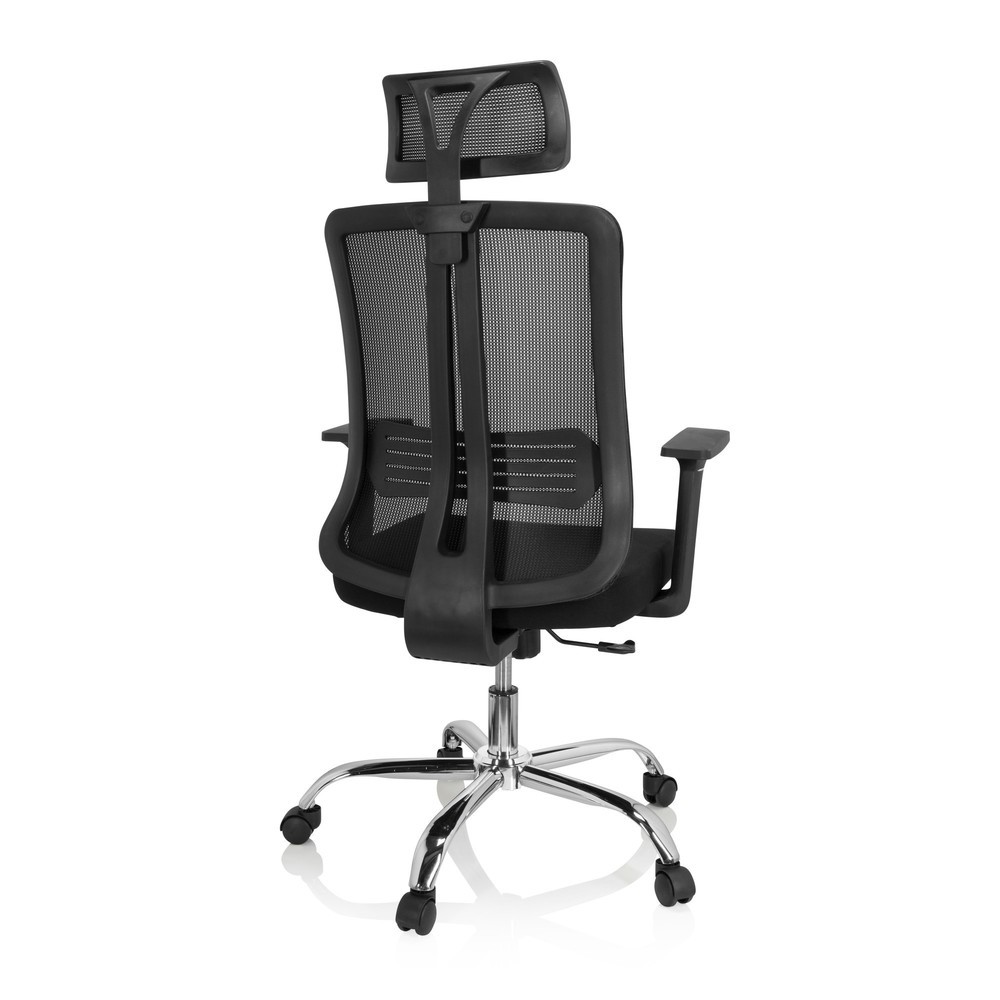 N° de l'image du produit 9 : Chaise de bureau / chaise pivotante hjh OFFICE ZH 200 maille, noir