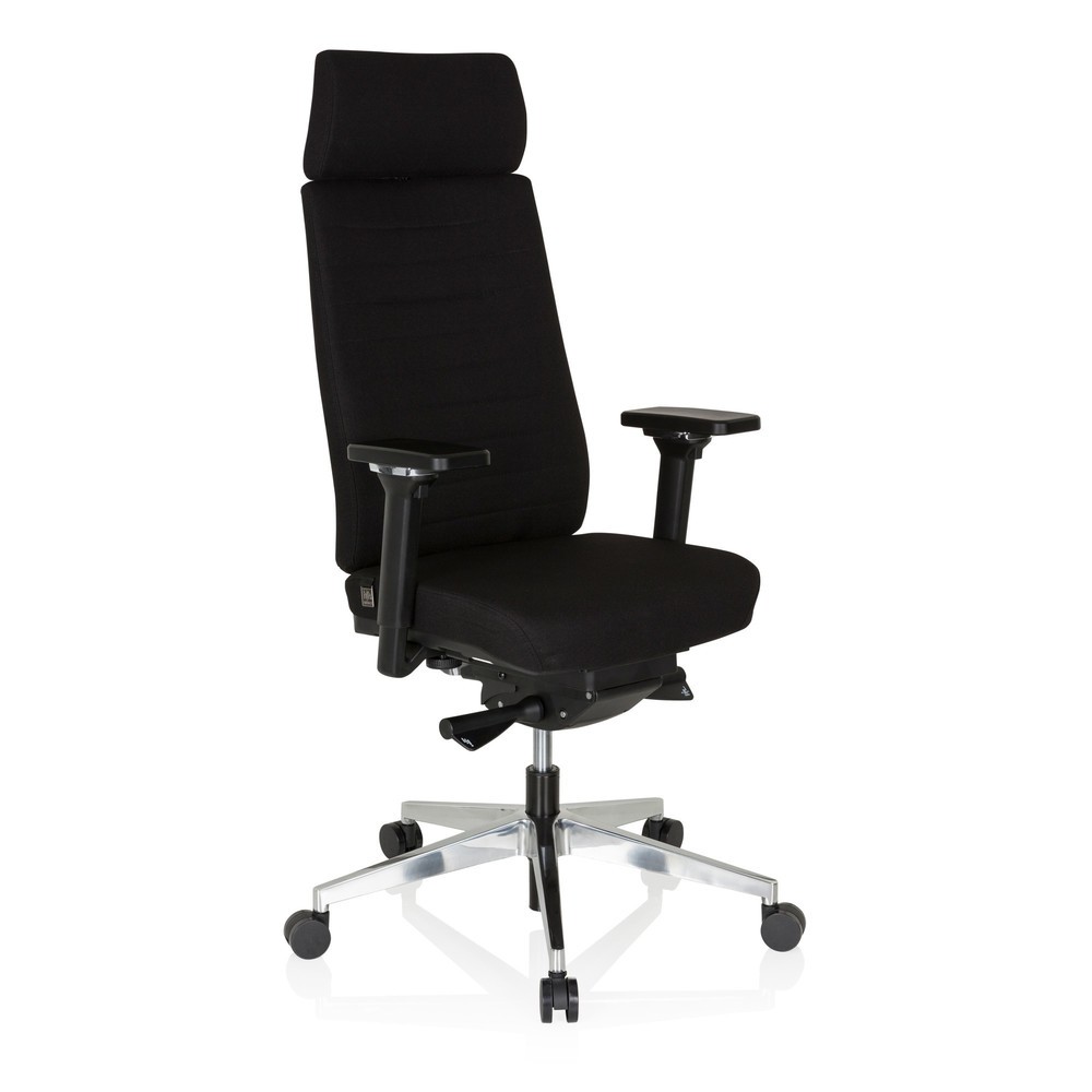 N° de l'image du produit 3 : Siège de bureau / siège de travail hjh OFFICE MOVE-TEC PRO tissu, noir