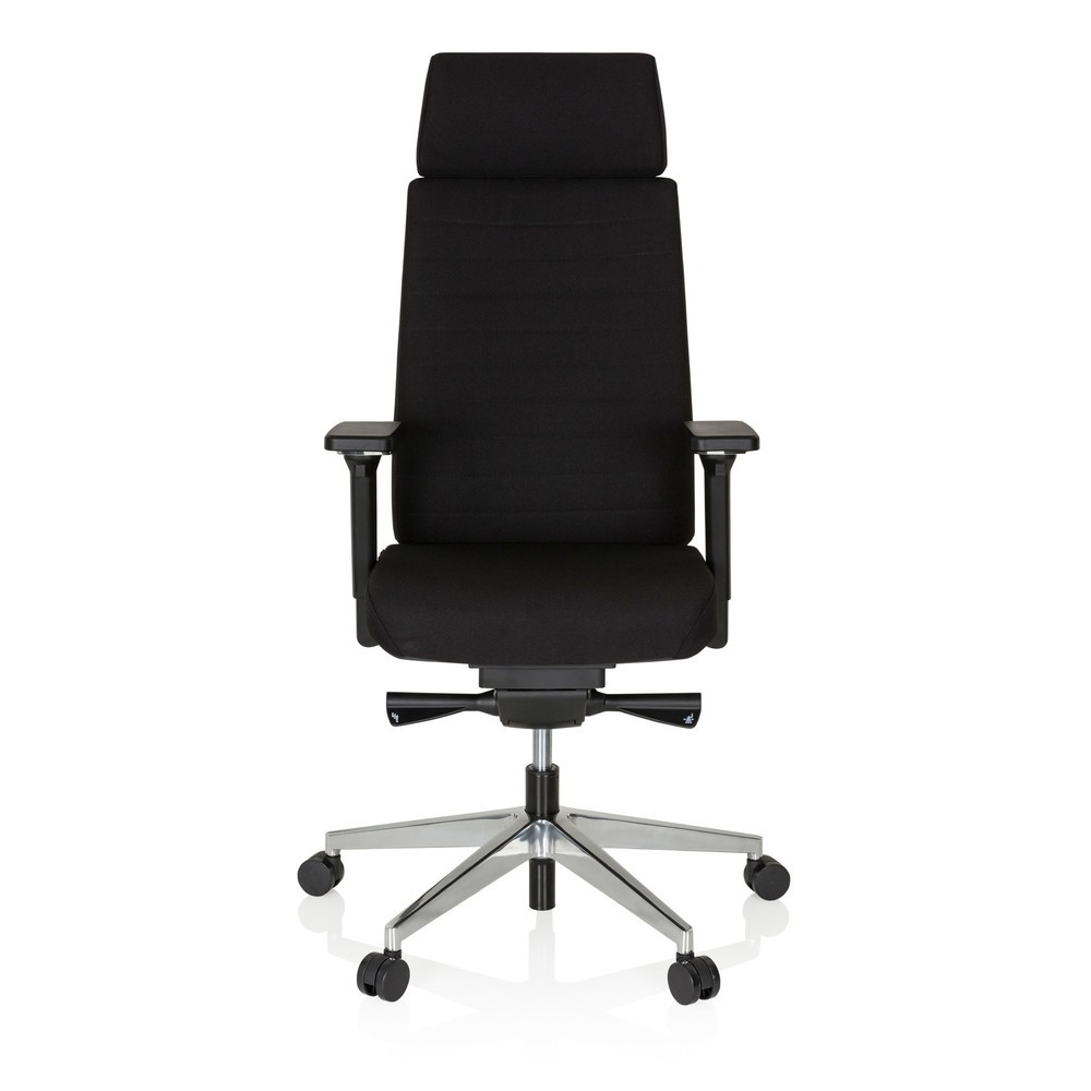 N° de l'image du produit 1 : Siège de bureau / siège de travail hjh OFFICE MOVE-TEC PRO tissu, noir