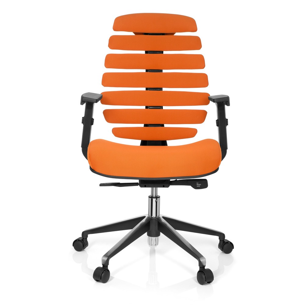 Illustration du produit: Siège de bureau / siège pivotant hjh OFFICE ERGO LINE II tissu, orange