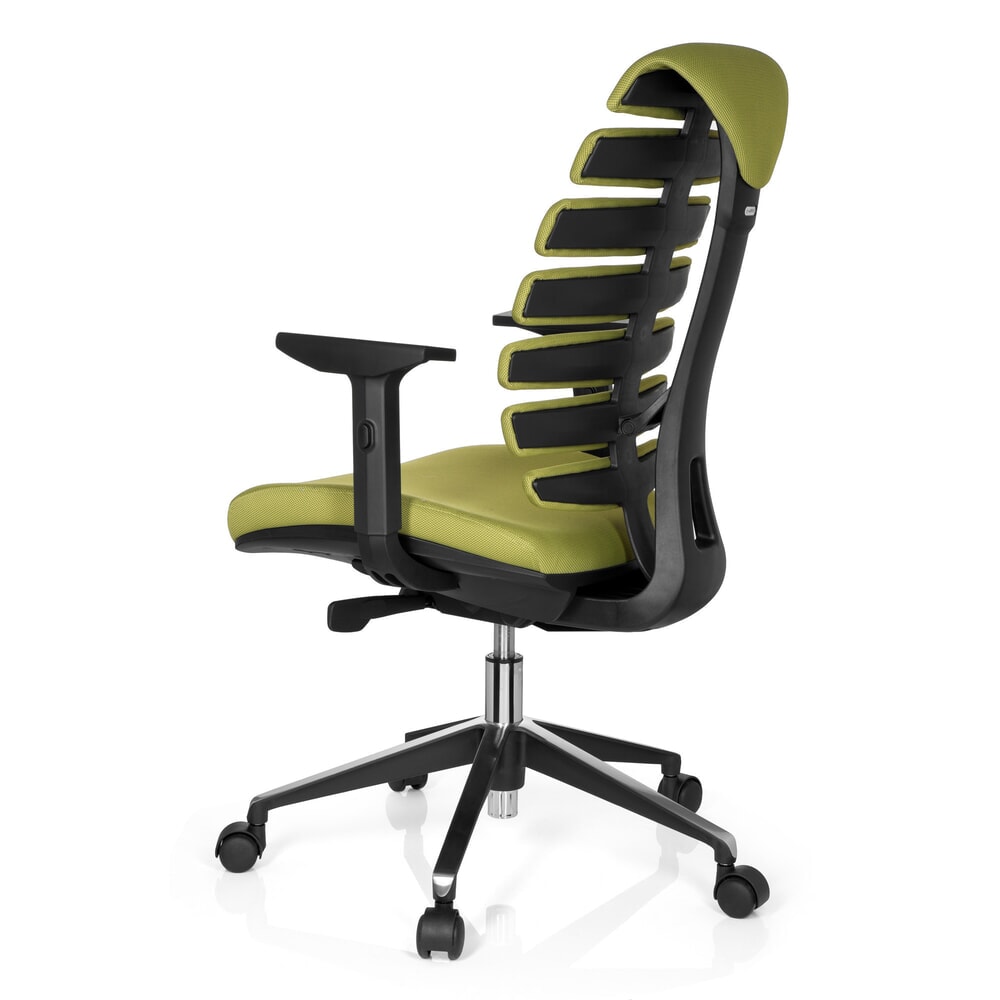 N° de l'image du produit 9 : Siège de bureau / siège pivotant hjh OFFICE ERGO LINE II tissu, vert