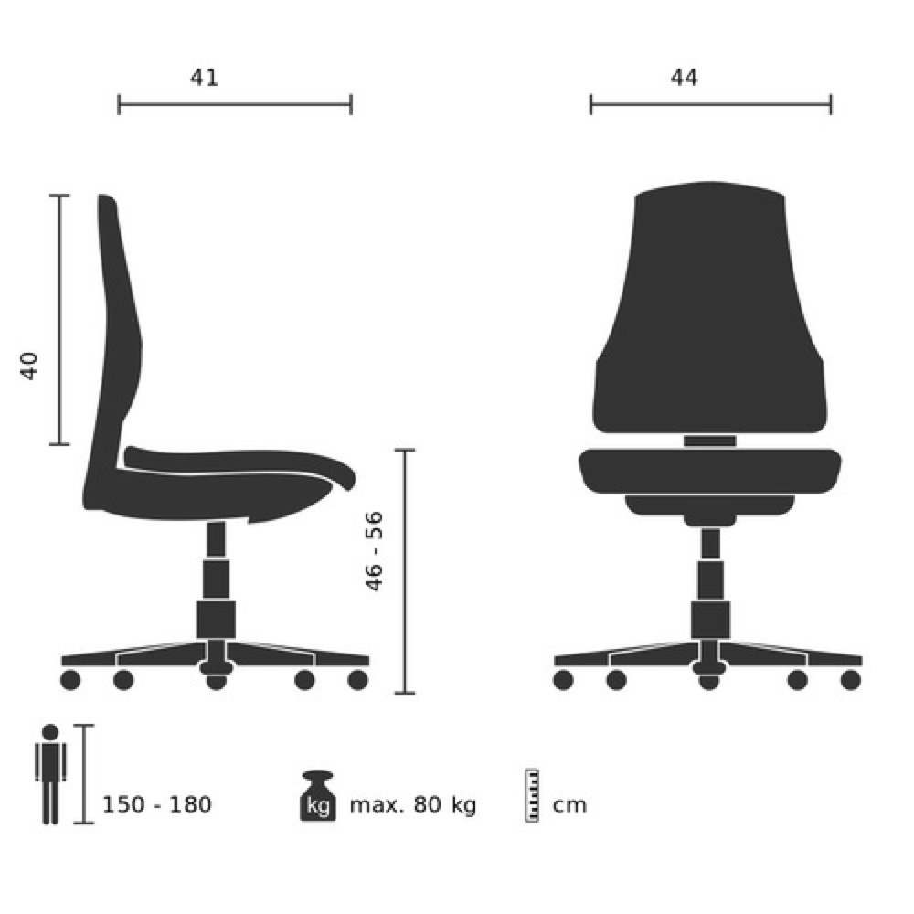 N° de l'image du produit 11 : Siège de bureau / siège pivotant hjh OFFICE FANCY PRO similicuir, turquoise
