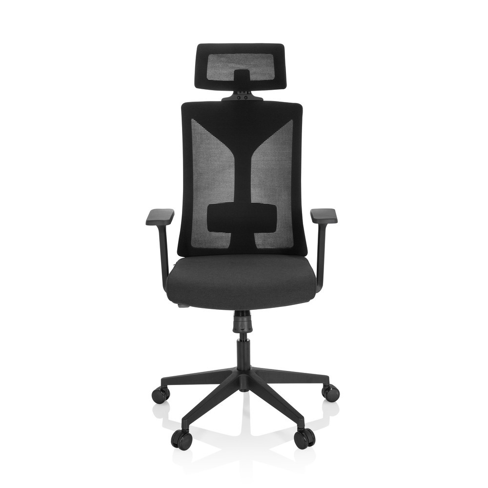 Illustration du produit: Siège de bureau / siège pivotant hjh OFFICE KODIAK tissu/maille, noir
