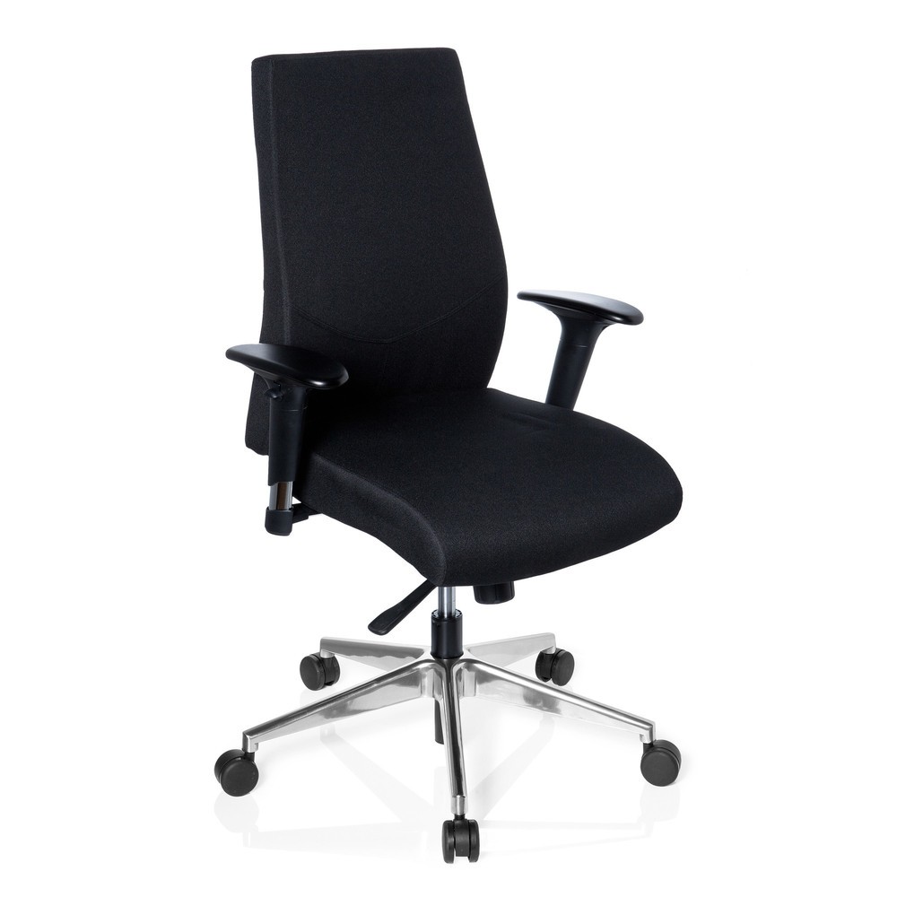N° de l'image du produit 4 : Siège de bureau / siège pivotant hjh OFFICE PRO-TEC 250 tissu, noir