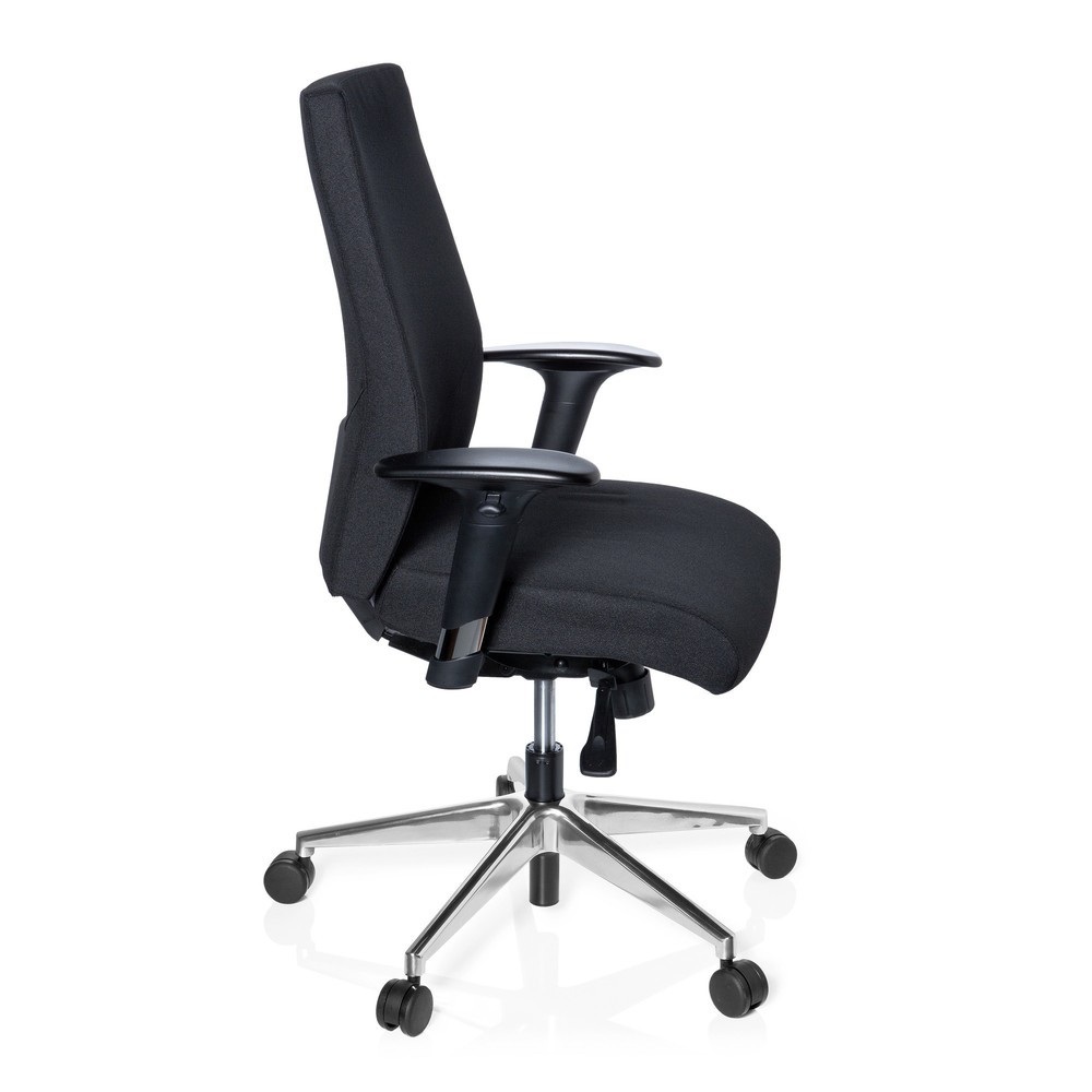N° de l'image du produit 5 : Siège de bureau / siège pivotant hjh OFFICE PRO-TEC 250 tissu, noir