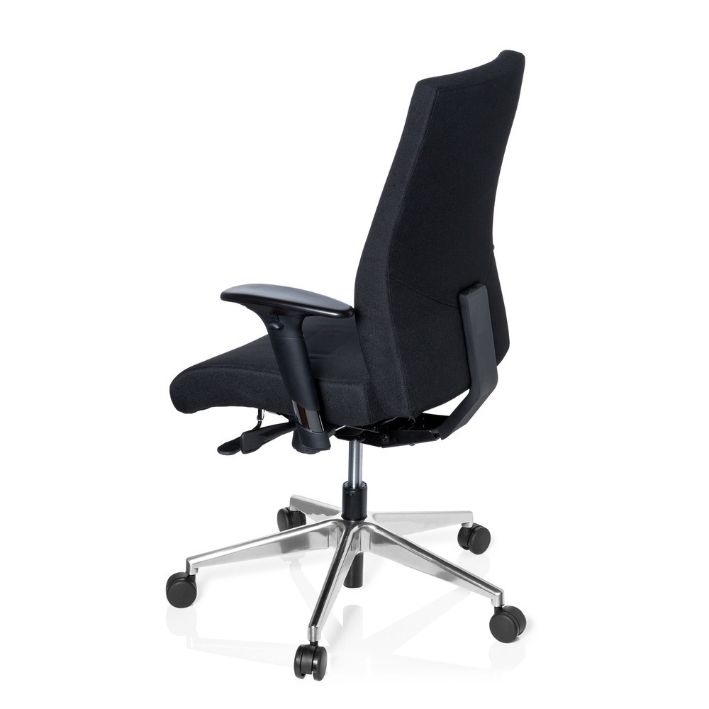 N° de l'image du produit 9 : Siège de bureau / siège pivotant hjh OFFICE PRO-TEC 250 tissu, noir