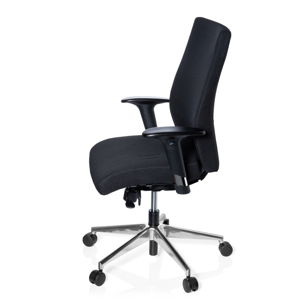N° de l'image du produit 10 : Siège de bureau / siège pivotant hjh OFFICE PRO-TEC 250 tissu, noir