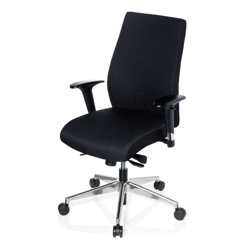 N° de l'image du produit 11 : Siège de bureau / siège pivotant hjh OFFICE PRO-TEC 250 tissu, noir